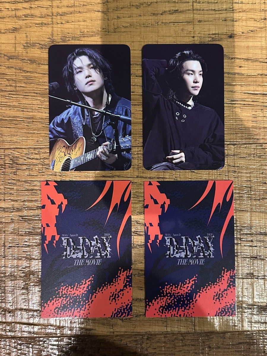 Suga Agust D D-Day The Movie Photocard (CGV Korea 2nd Round Gifts