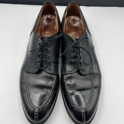 Alden Men's Norwegian Split Toe Handsewn Black Calfskin Blucher