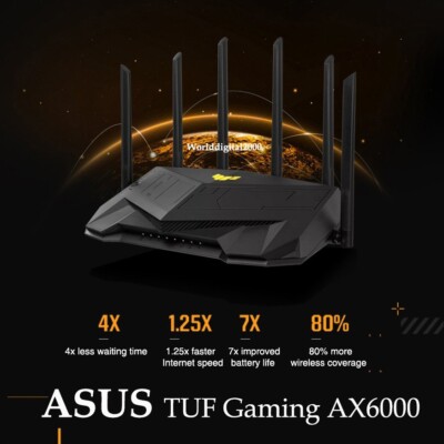 ASUS TUF Gaming AX6000 (TUF-AX6000) Dual Band WiFi 6 Gaming