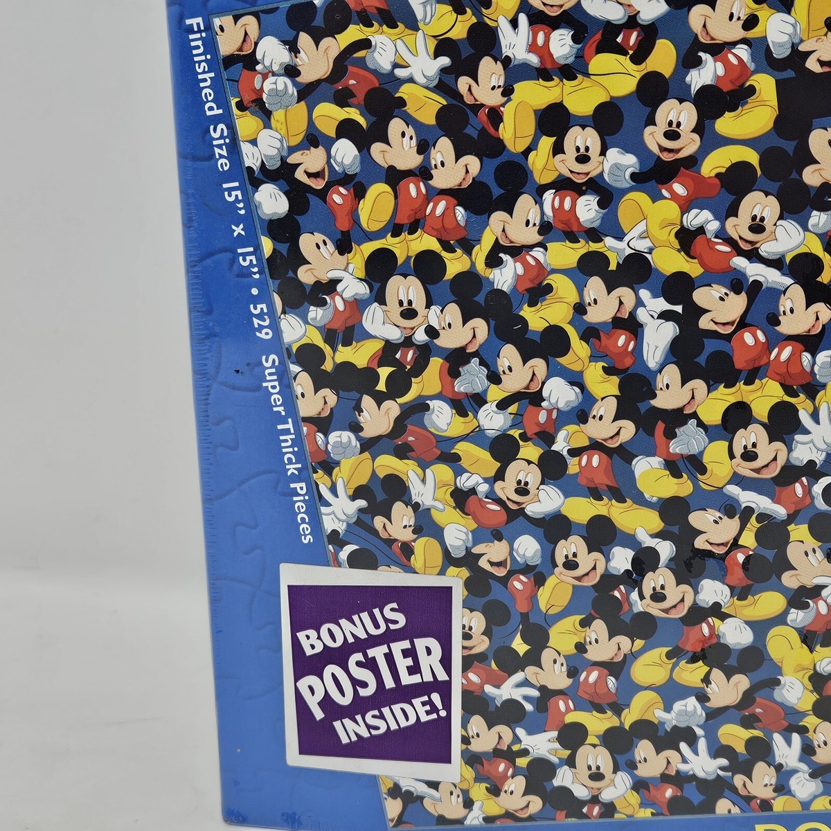 New Disney Mickey Mouse World's Most Difficult Double Sided 500 pc