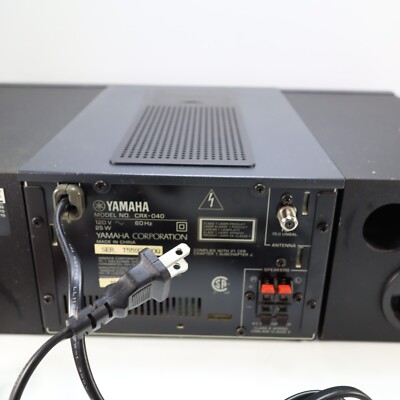 Yamaha CRX-040 CD Player iPod Dock USB Micro Stereo Receiver W