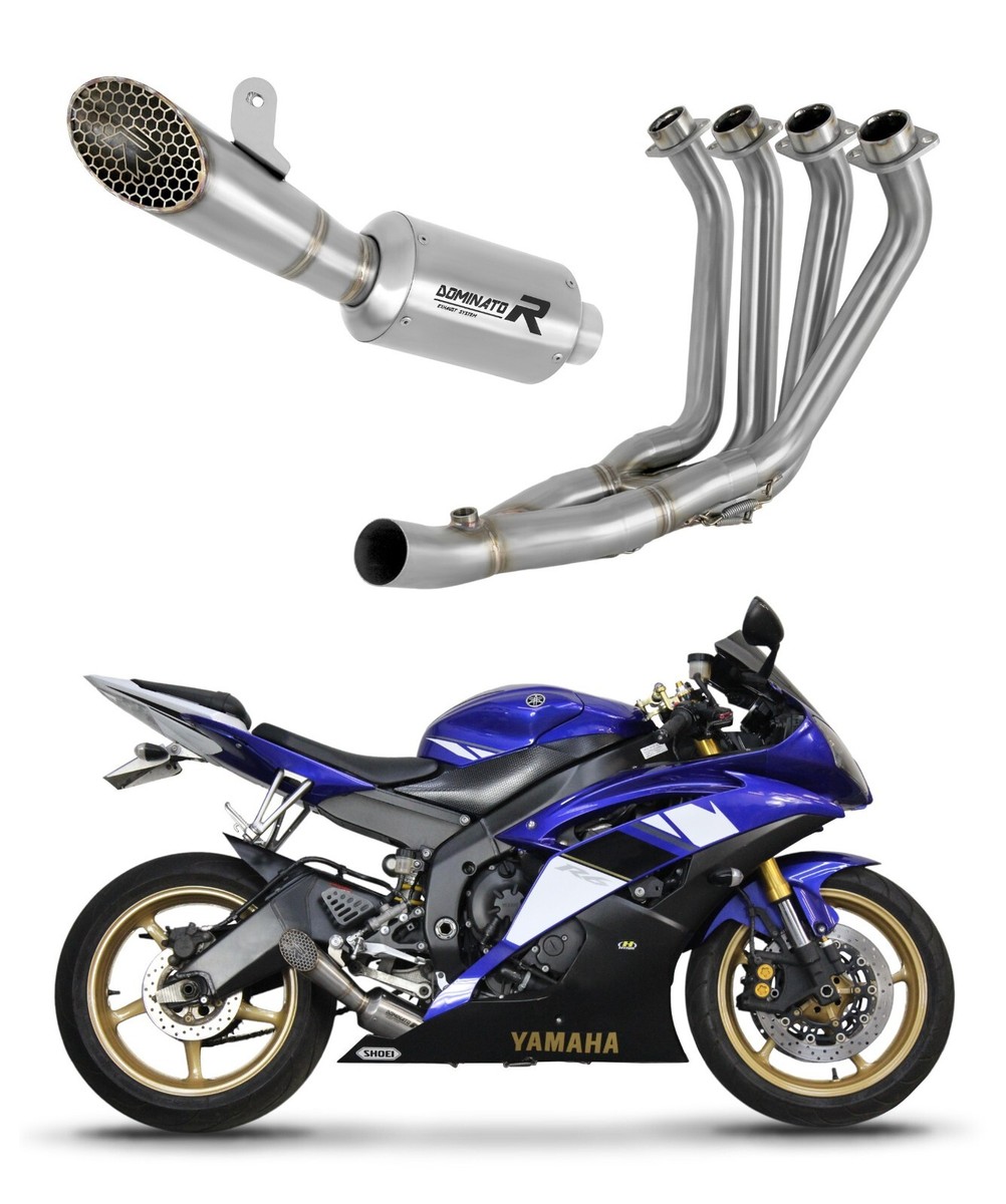 YZF R6 2006 - 2016 Full Exhaust System Silencer GP3 EX DOMINATOR