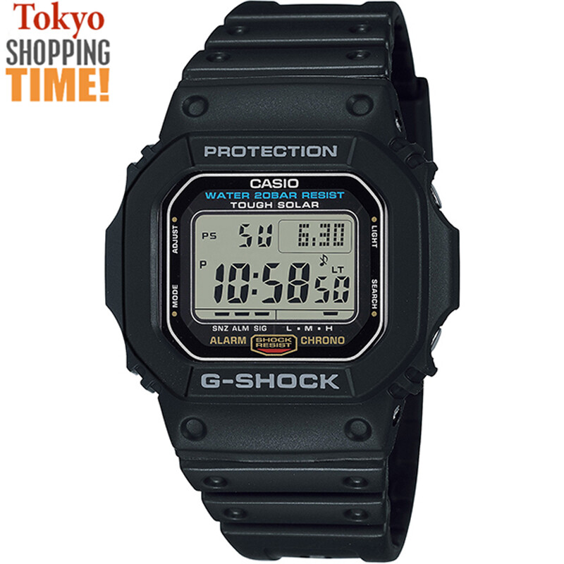 Casio G-Shock G-5600UE-1JF Classic Digital Tough Solar Chronograph