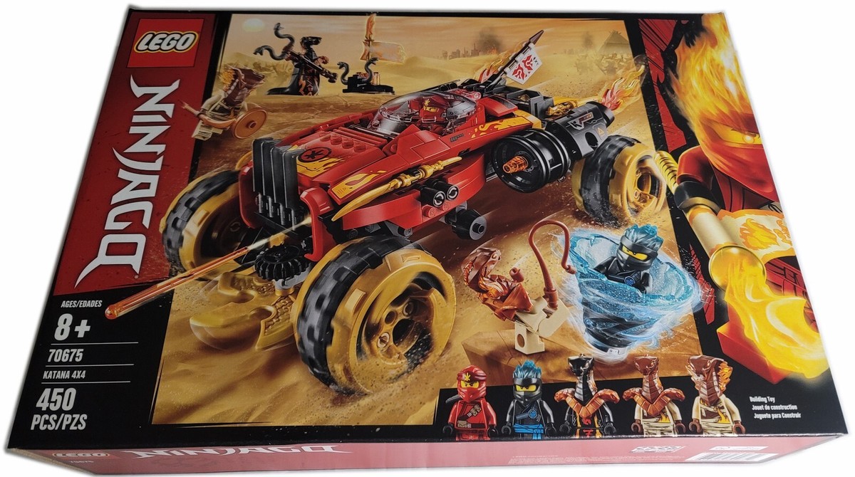 LEGO 70675 Katana 4X4 truck Ninjago Kai Nya FS Pyro Char tornado