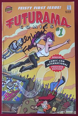 Futurama Comics (2000) #1 - SDCC Variant Signed By Billy West