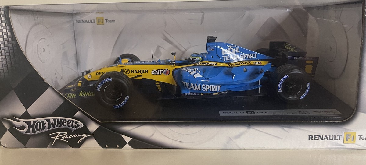 Giancarlo fisichella Renault f1 team R26 hotwheels 1:18 diecast