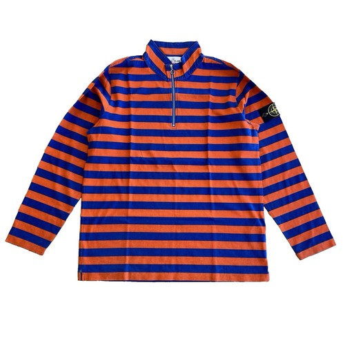 Supreme Zip Up Polo Sweater Black White Navy Burnt Orange 4colors