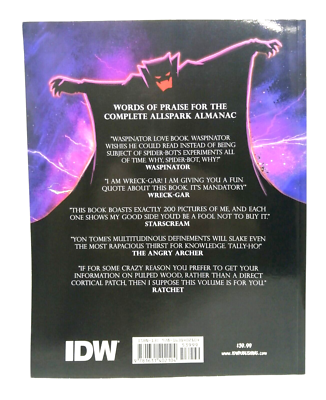 Transformers Animated The Complete Allspark Almanac IDW Rare