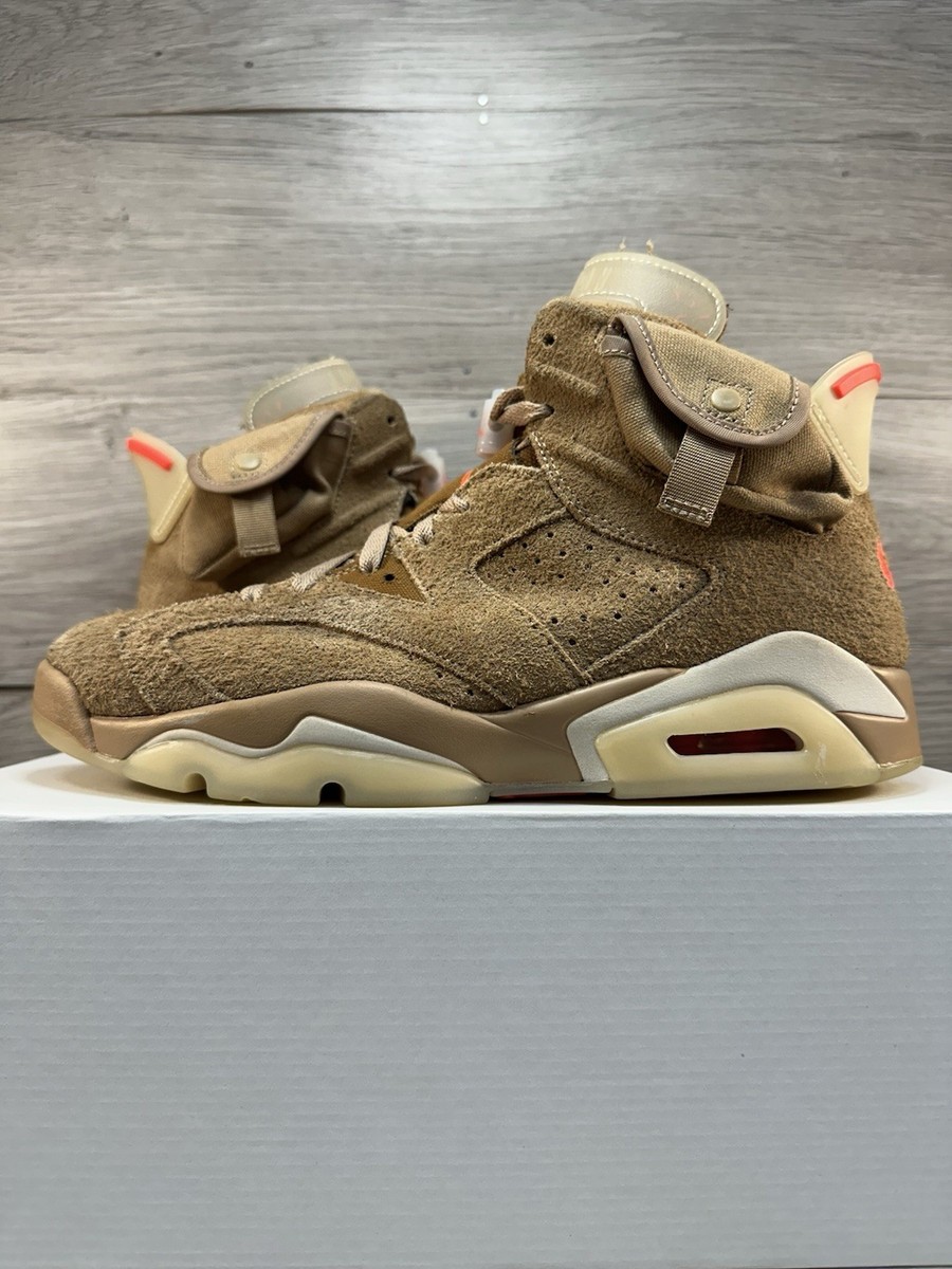 Jordan 6 Retro x Travis Scott British Khaki - Size 10 194958241254