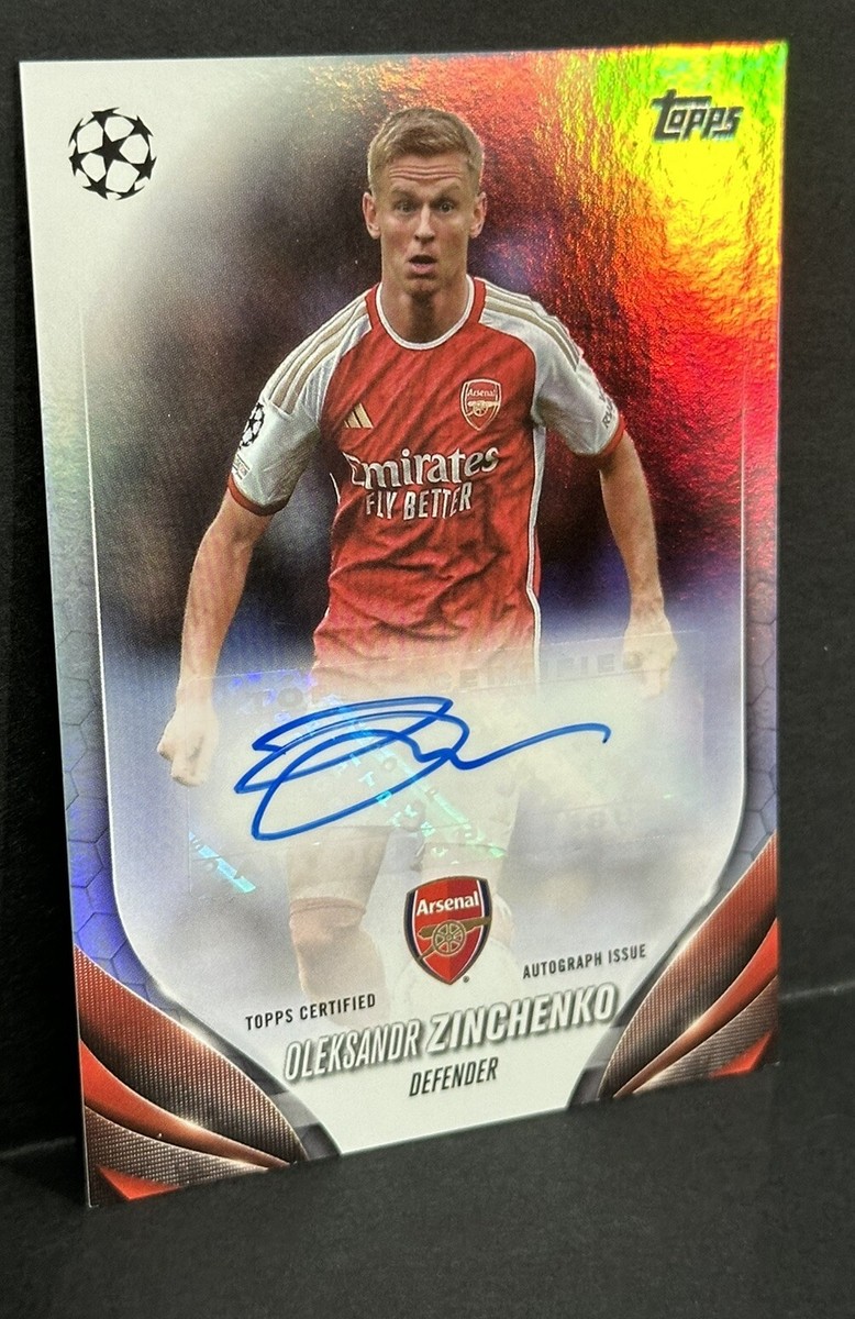 2023-24 Topps UEFA Club Competitions Arsenal Oleksandr Zinchenko