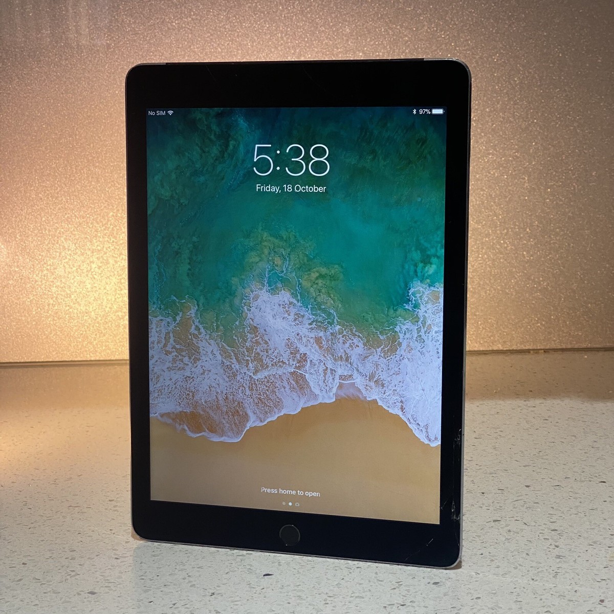 Apple iPad Air 2 - 64GB - WiFi + Cellular - A1567 Space Grey #297