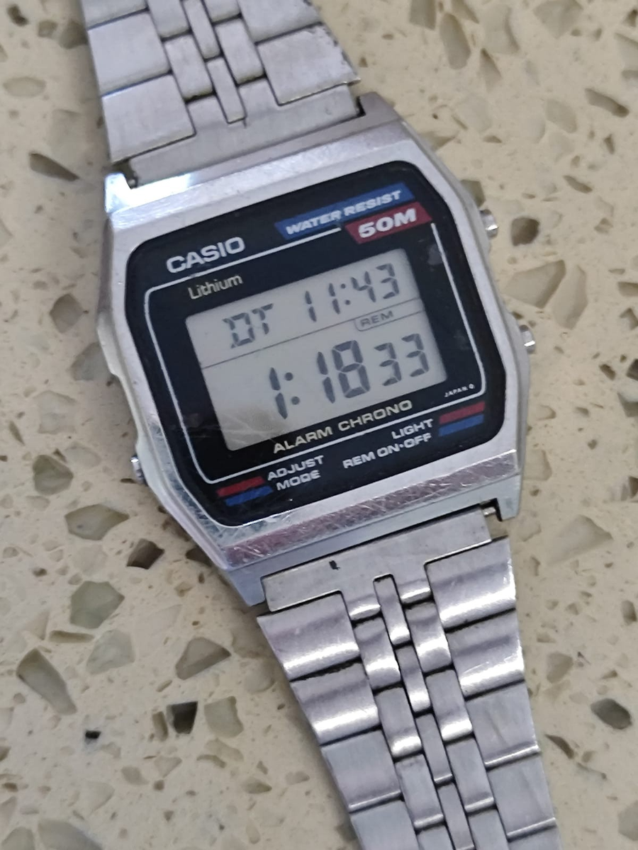 Vintage Vintage Casio W-38 mod 549 watch made in Japan 1986 Work