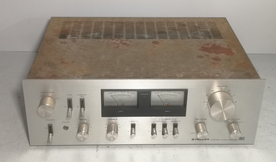 Pioneer SA-7800 II Stereo Integrated Amplifier Amp Power Meter