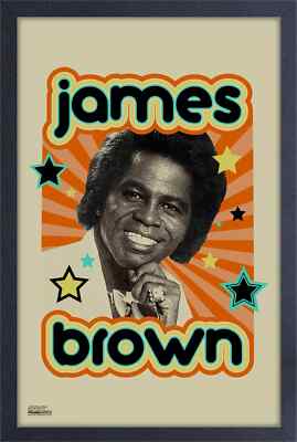 JAMES BROWN 70'S 13x19 FRAME POSTER CLASSIC MUSIC ROCK SOUL FUNK