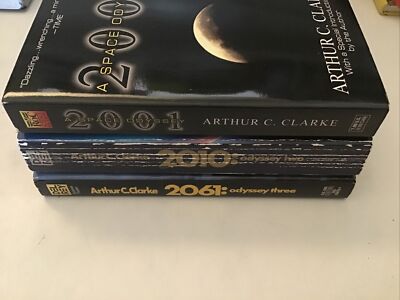 Arthur C. Clarke Space Odyssey 3 book lot 2001 2010 2061 | eBay