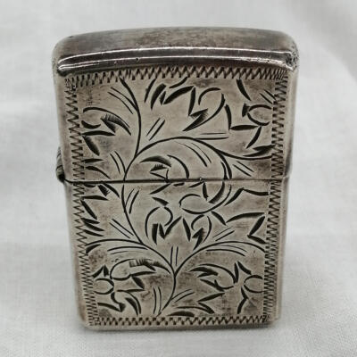ビンテージ ZIPPO STERLING 1995 ベネチアン柄 シルバー