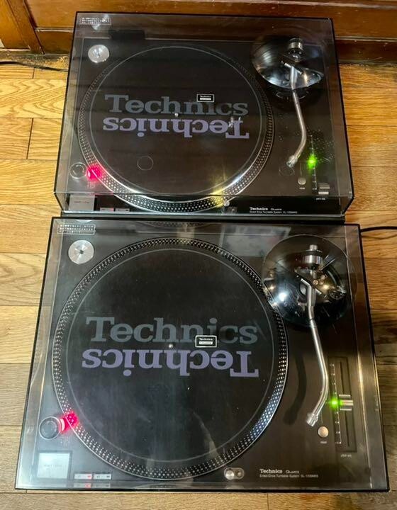 Technics SL-1200MK5 pair set Black DJ Turntable record player | eBay