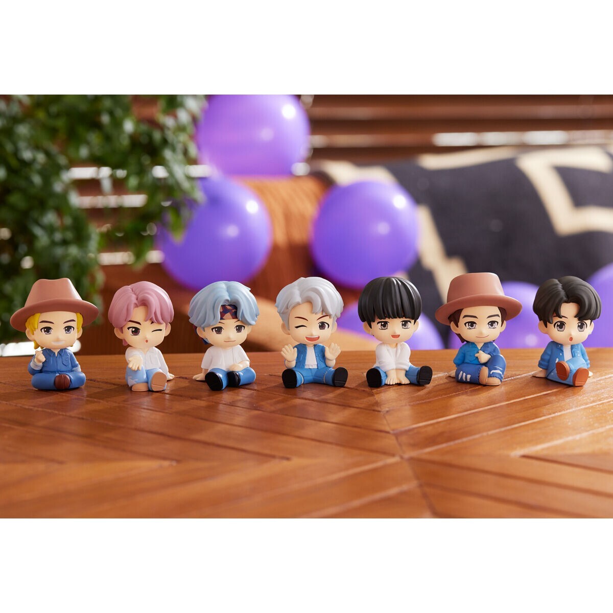 BTS TinyTan Permission To Dance Japan BANDAI Figure Set of 7 (2.75