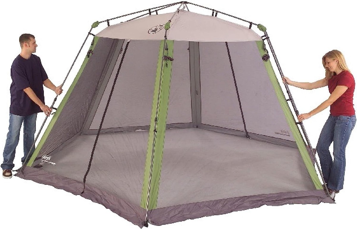 Coleman Screened Canopy Tent 15 x 13 Screened Sun Shelter Instant