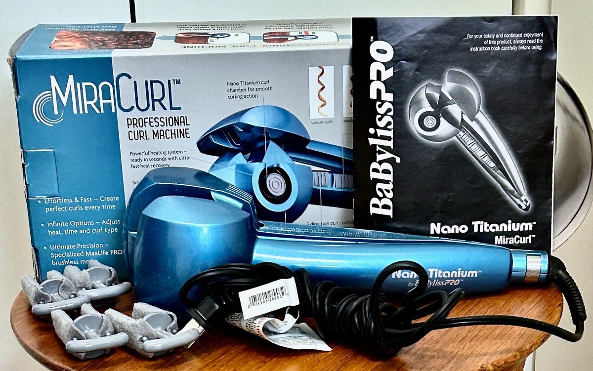 Miracurl Babyliss Pro Nano Titanium Curl Machine Original box