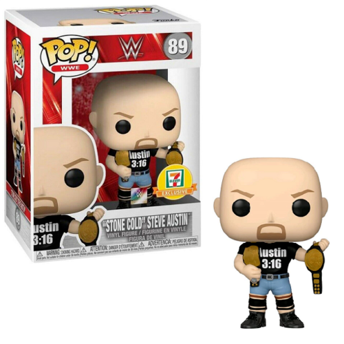 Funko Pop! WWE Wrestling Stone Cold Steve Austin 7/11 Seven-11
