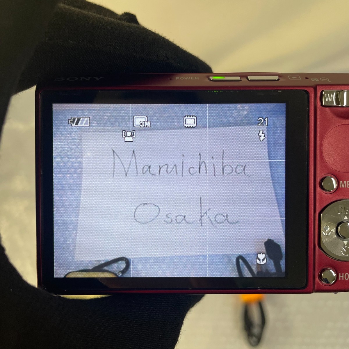 Sony Digital Camera Cyber-shot DSC-T100 Red 8.1 MP 5x Zoom from