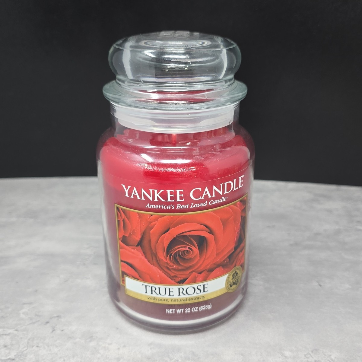 Rare Yankee Candle True Rose 22oz Unused Floral Fragrance