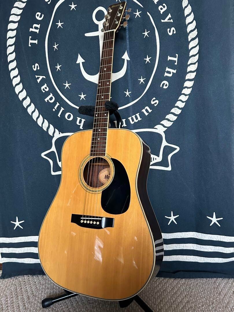 Morris Acoustic Guitar W-25 Japan Vintage 70's made Used