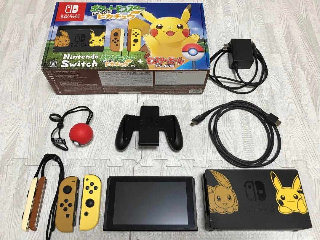 Good】Nintendo Switch Pokemon Let's Go! Pikachu Set Limited