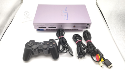 Ps2 PlayStation 2 Sakura Pink Console System Scph-39000 SA Japan