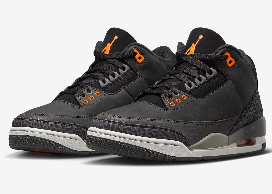 Nike Air Jordan Retro 3 AJ3 Fear Pack Grey Orange Black CT8532 080