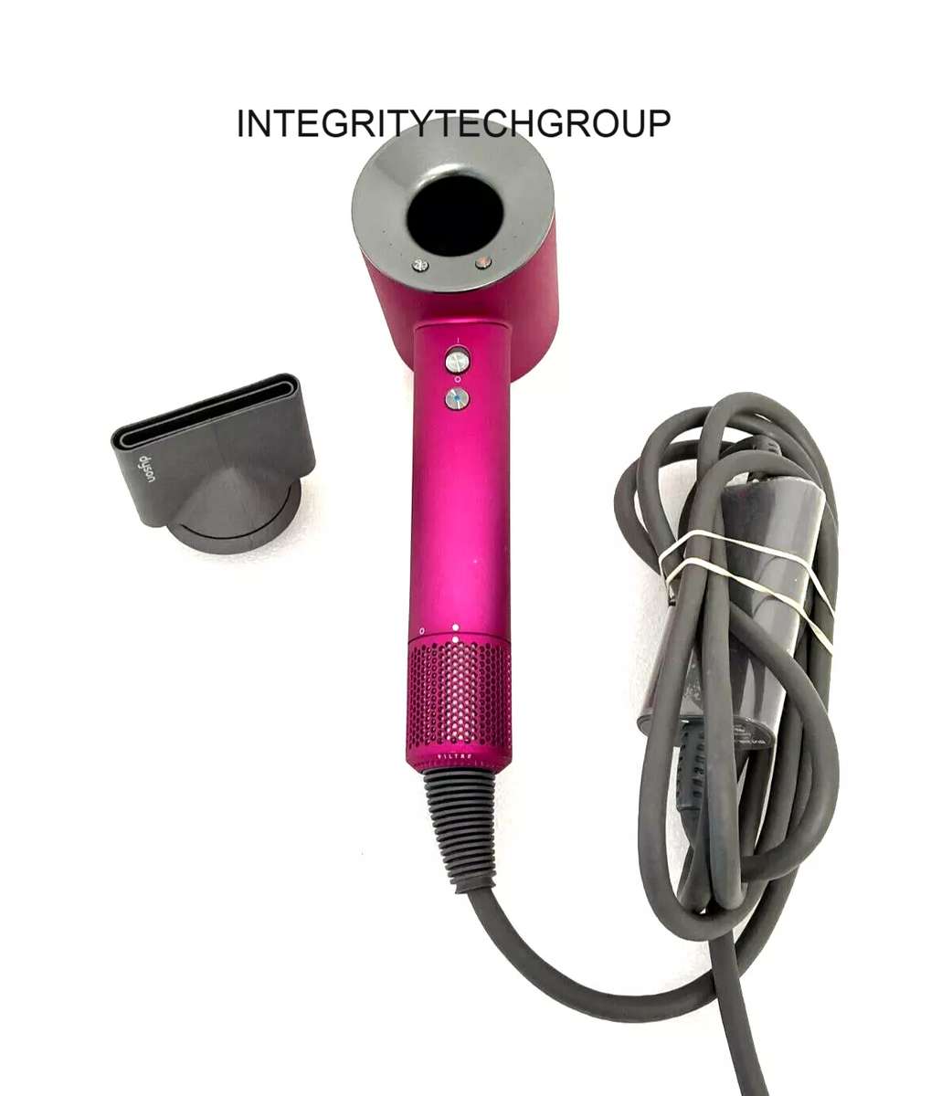 Dyson Supersonic Hair Dryer HD01 Fuchsia/Nickel and Concentrator