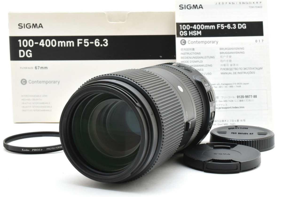 Exc] SIGMA 100-400mm F/5-6.3 DG OS HSM Canon EF From Japan #2817A