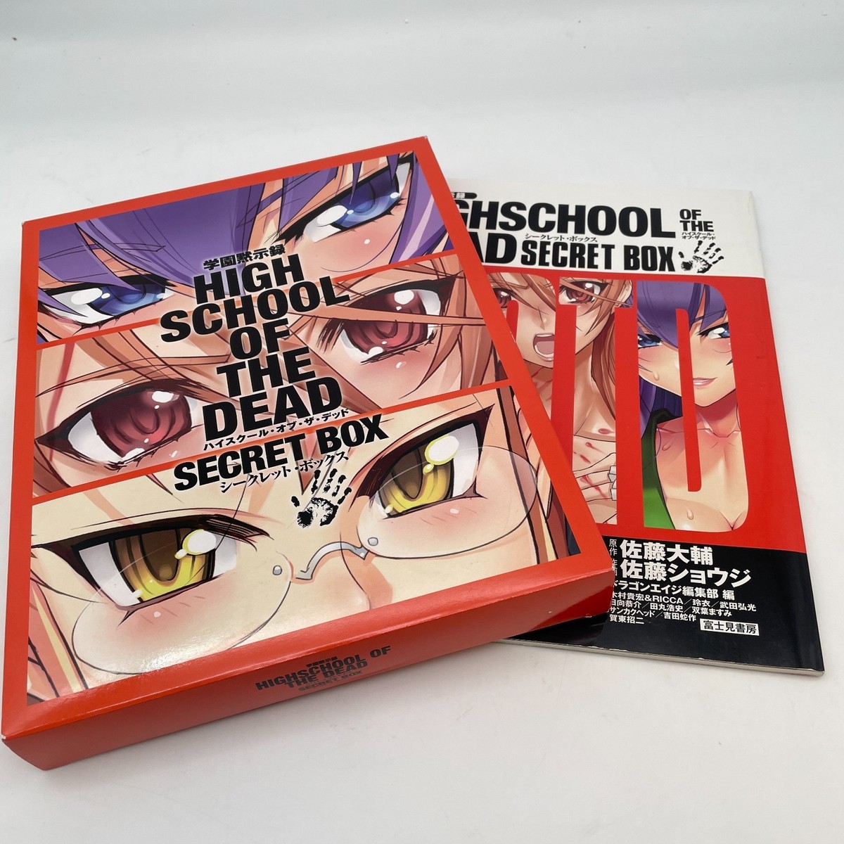 HIGHSCHOOL OF THE DEAD Secret Box Art Set Book From Japan | eBay