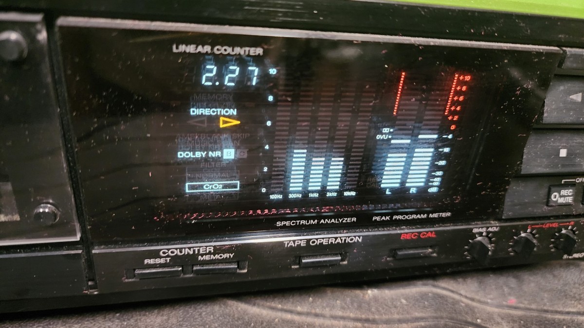 Sony TC-RX80ES STEREO Cassette Deck Tape Player ES Series Tested
