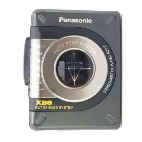 Panasonic Cassette Player - Personal Portable Stereo - Black (RQ
