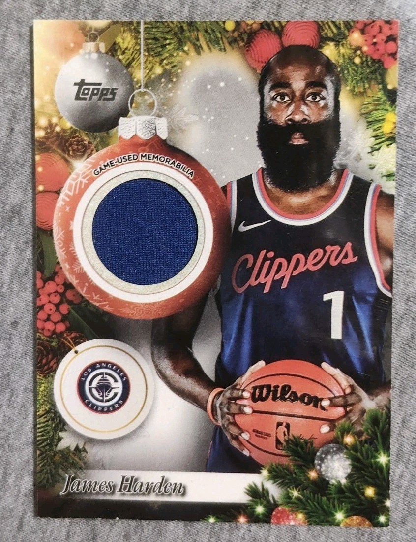 2025-26 Topps Holiday #PRJHA - James Harden - Player Relic (Game