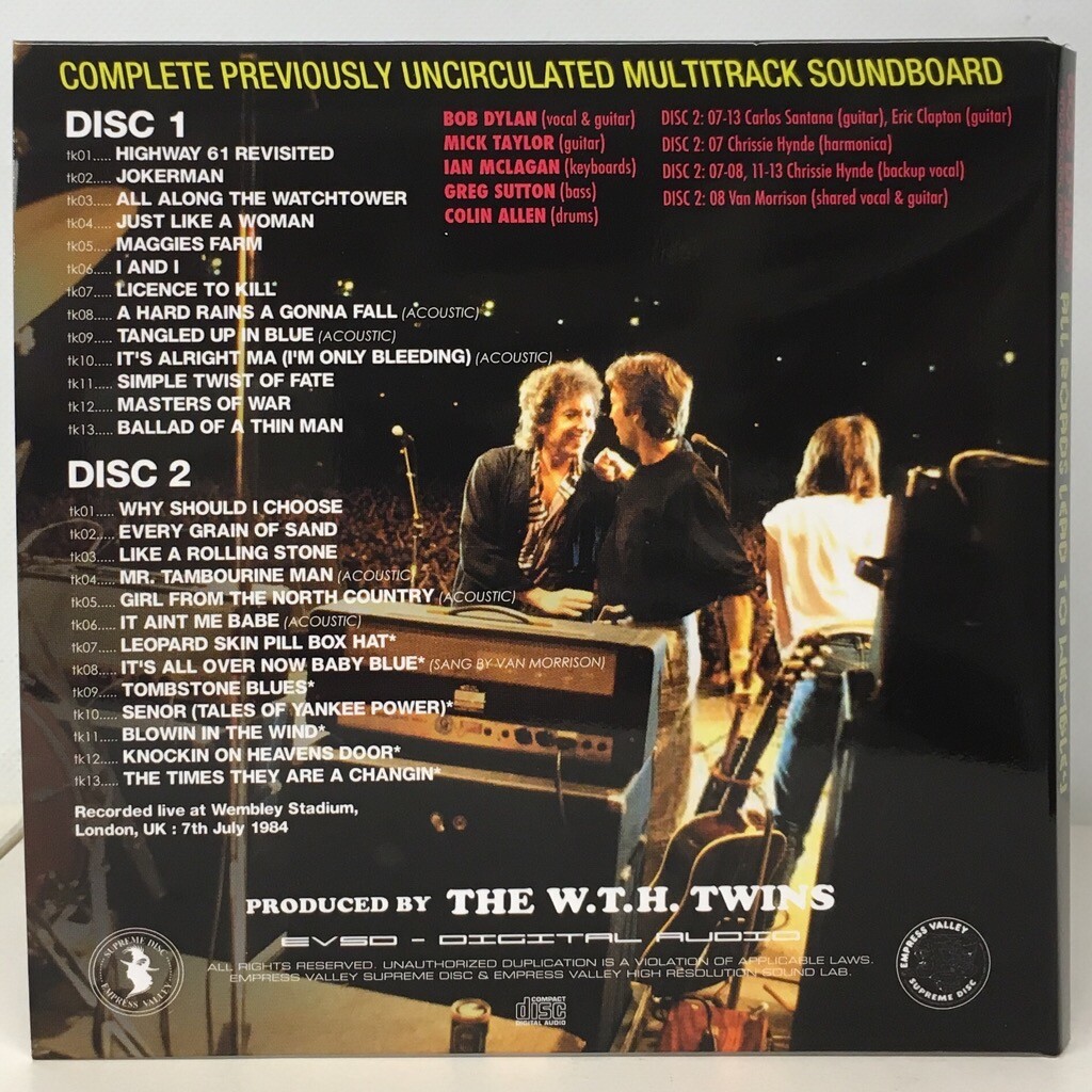 洋楽 Bob Dylan Roads Lead to Wembley Bob Dylan And Special Friends