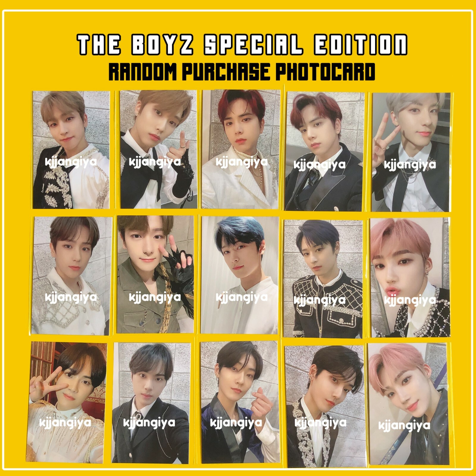 THE BOYZ ドボイズ ボールキャップのポラロイドトレカ ヒョンジェ