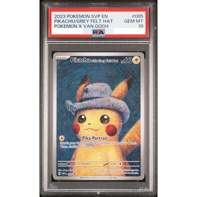 PSA 10 Pikachu With Grey Felt Hat Van Gogh Museum 085 Promo