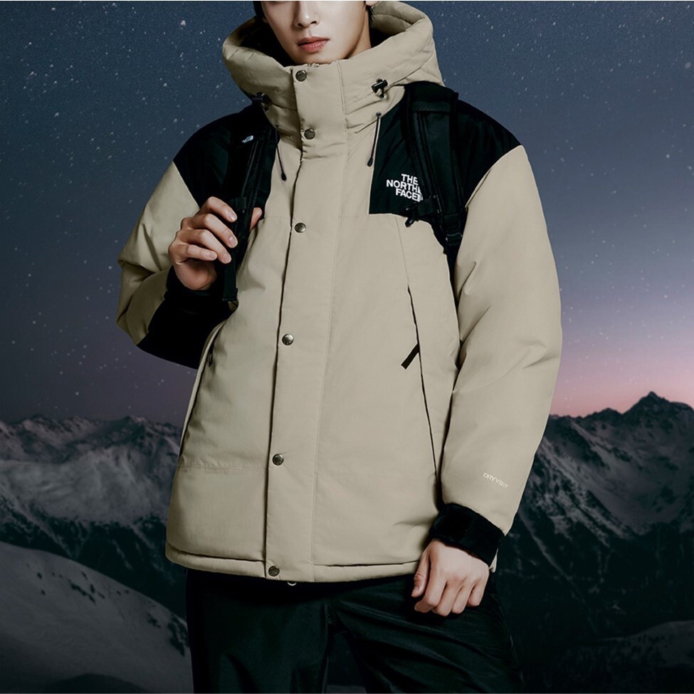 The North Face Korea M'S MOUNTAIN DOWN JACKET NJ1DQ04 LIGHT_BEIGE