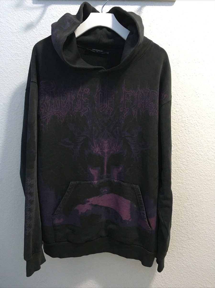 Drop Dead X Cradle Of Filth Nocturnal Hoodie Charcoal Size XL | eBay