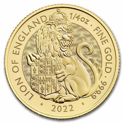 2022 GB 1/4 oz Gold Royal Tudor Beast The Lion of England | eBay