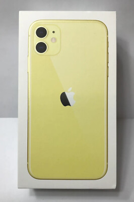 Apple iPhone 11 Empty Box Yellow A2111 64GB Cardboard Box Only | eBay