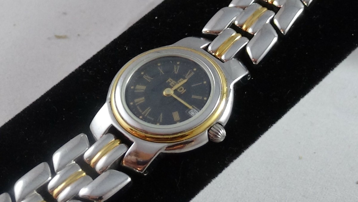 LADIES FENDI Orologi watch 980L 5ATM SWISS new batt (fits 6 1/2