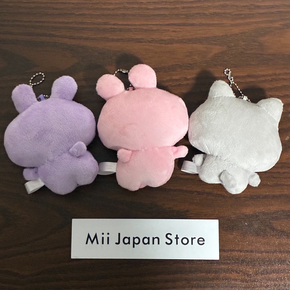 Asamimi-chan Purinui Plush Mascot Set of 3 Anemimi Danny 4. 72