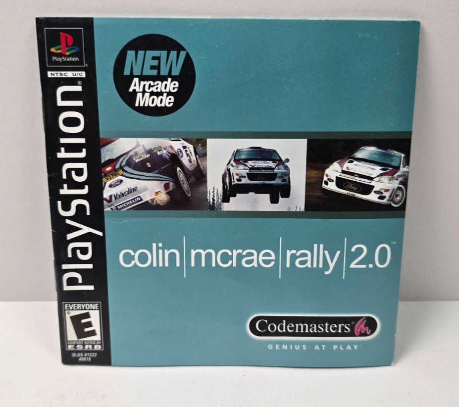 Colin McRae Rally 2.0 - PlayStation 1, PS1 - Manual Only | eBay