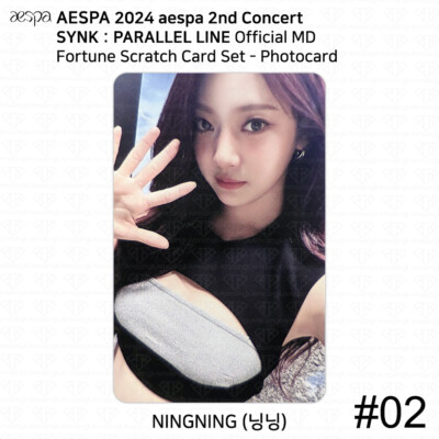 Aespa 2024 2nd Concert SYNK : PARALLEL LINE MD Fortune Scratch