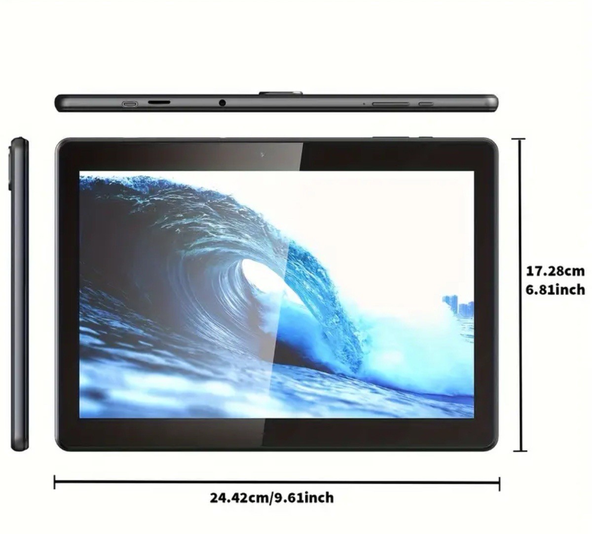 Relndoo 2025 New Android Tablet, 10.1 Inch Android 14 Tablet, 3GB