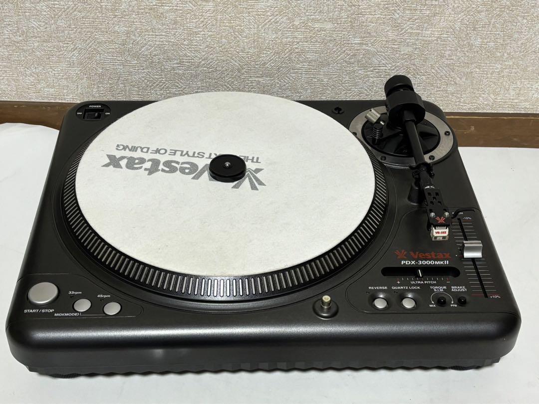 Vestax PDX-3000MKII DJ ターンテーブル レコード 訳あり Vestax PDX